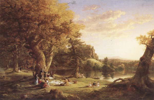 Thomas Cole The Pic-Nic France oil painting art